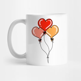 Heart Balloon Bunch Mug